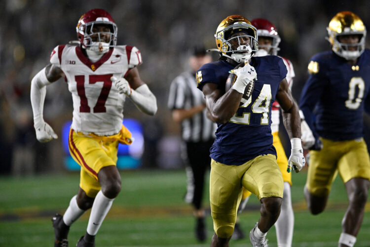 No. 10 Notre Dame hoping to keep playoff dreams alive by avoiding nightmare against Navy